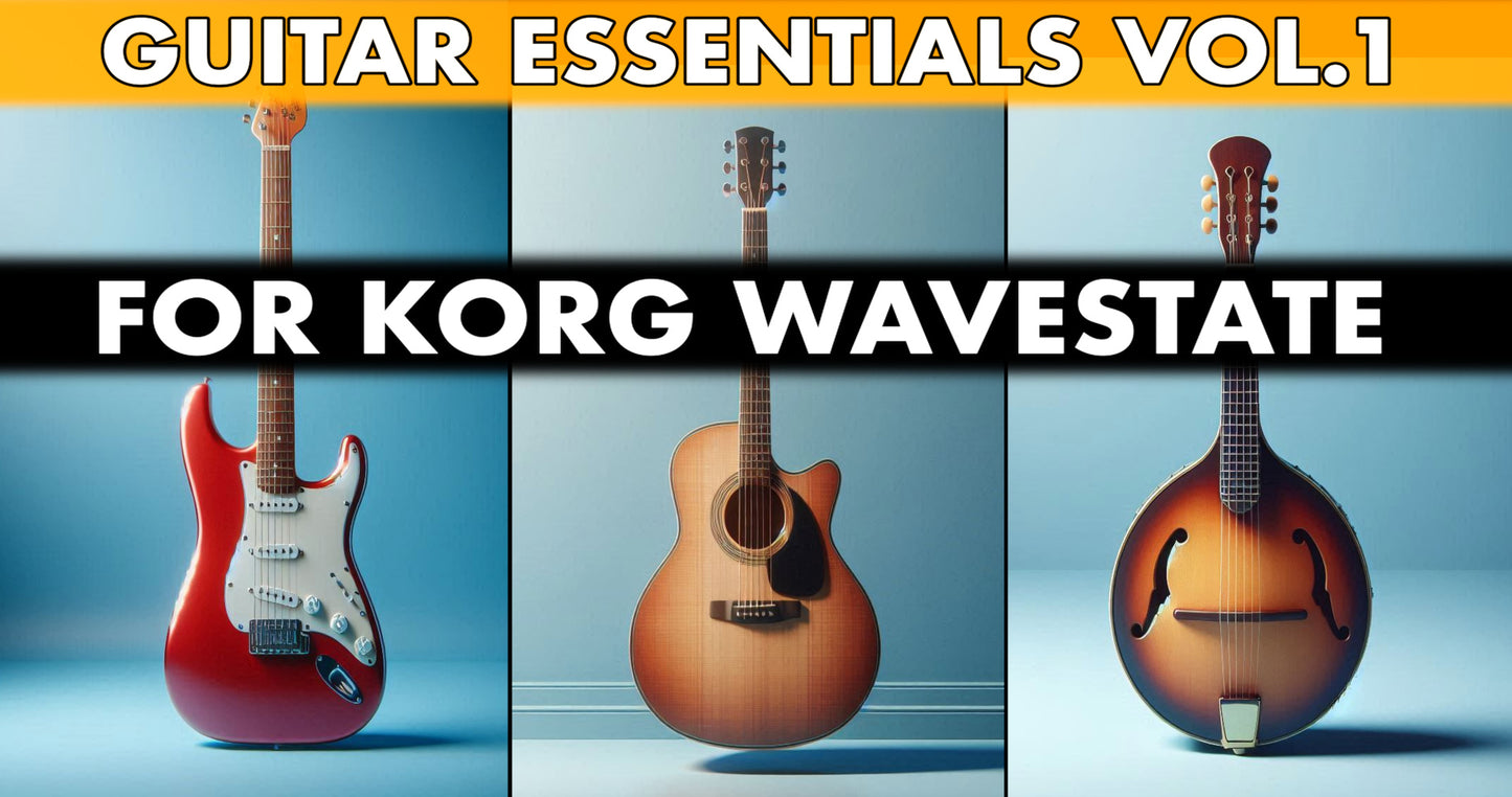 Guitar Essentials Vol.1 - 70+ Sounds for Korg WaveState