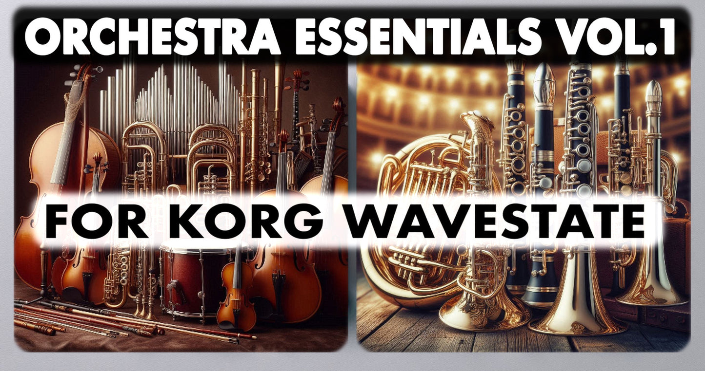Orchestra Essentials Vol.1 - 60+ Sounds for Korg WaveState