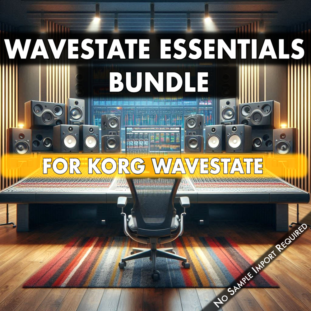 WaveState Essentials Bundle - Synth Essentials Vol.1 - a Korg WaveState Synthesizer Soundpack, Soundset, Patches, wavestate sounds, presets