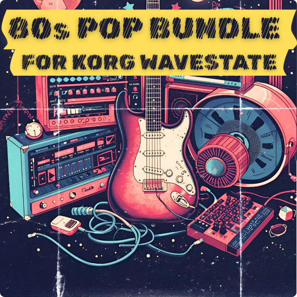 80s Pop Bundle - a Korg WaveState Synthesizer Soundpack, Soundset, Patches