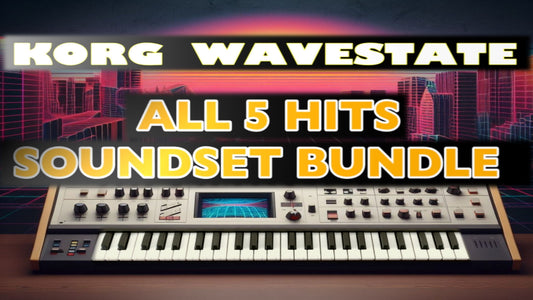 5 Hit Soundpack Bundle for Korg WaveState (Save 25%)