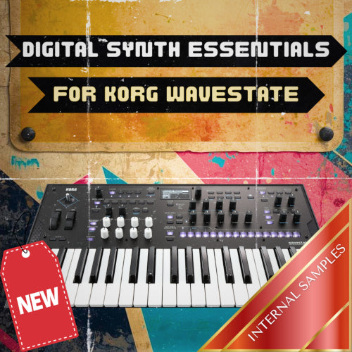 korg wavestate sounds - digital synth essentials, soundset, soundpack, 