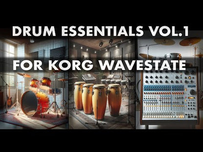 Drum Essentials Vol.1 - 70+ Korg WaveState Drum related Patches | Instant Download