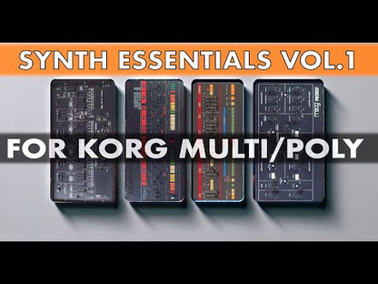 Korg Multi/Poly - Synth Essentials Vol.1 Soundpack (60 Patches)