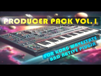 Producer Pack Vol.1 - Backing Tracks | Sounds | Patches for Korg WaveState